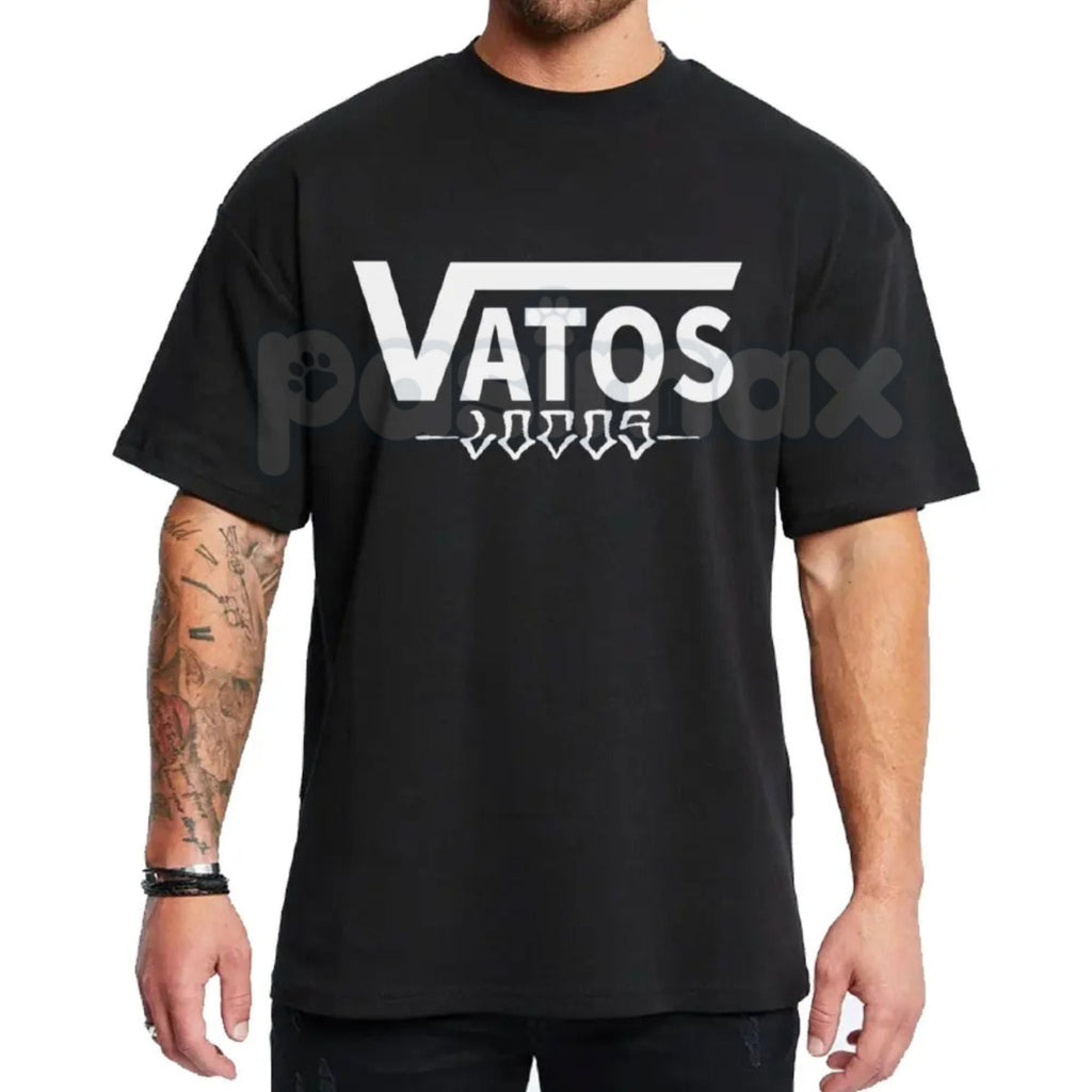 Pasimax Chicano Clothing Vatos Loc Forever El Gallo Negro – Lowrider Oversized Graphic Tee, Heavy Sweatshirt & Hoodie — detai