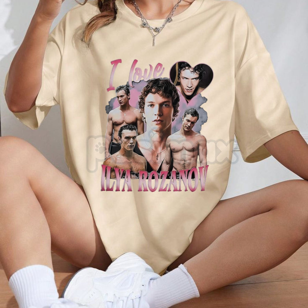 Pasimax Ilya Rozanov & Shane Hollander T-Shirt - Heated Rivalry Inspired Graphic Tee, Ilyane Hockey Romance Fan Apparel, Book