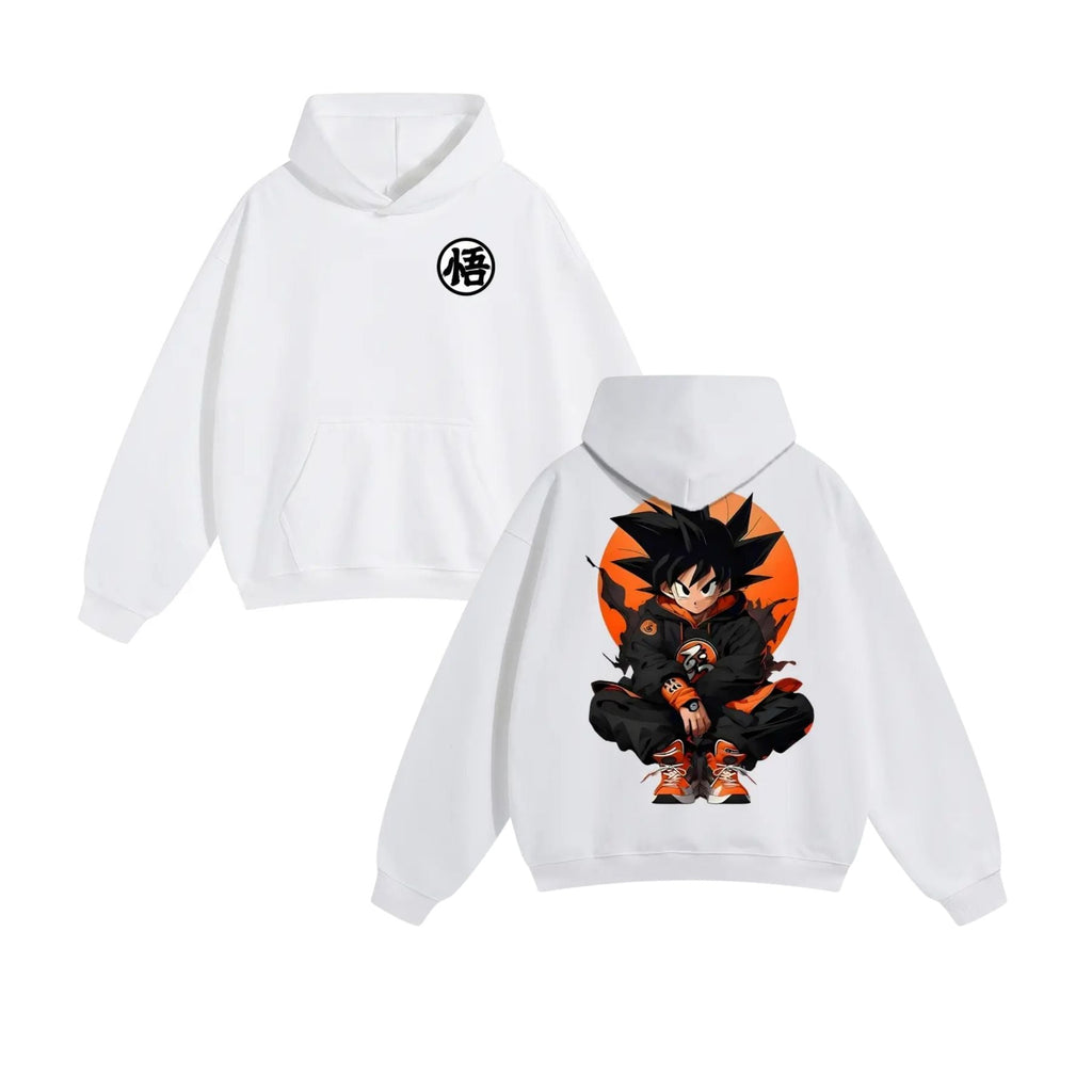Pasimax 90s Retro Dragon Ball Z Hoodie — detail close-up