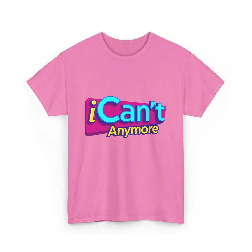 Pasimax "iCan't Anymore" T-Shirt — detail close-up