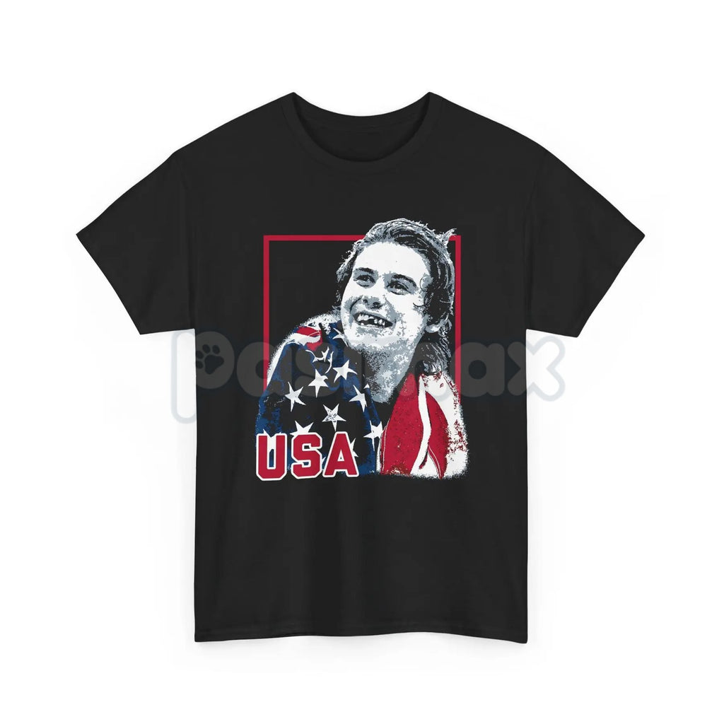 Pasimax Jack Hughes "Ice Sacrifice" 2026 Champion Tee - Team USA Hockey Gold Graphic Shirt, Premium 100% Cotton Olympic Fan T