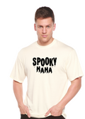 Spun Bamboo Spooky Mama Halloween Men's Bamboo Viscose/Organic Cotton Short Sleeve Graphic T-Shirt — main product shot