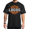 Pasimax Vatos Locos Forever Shirt – Chicano OG Style Graphic Orange Design Hoodie & Streetwear Sweatshirt — detail close-up