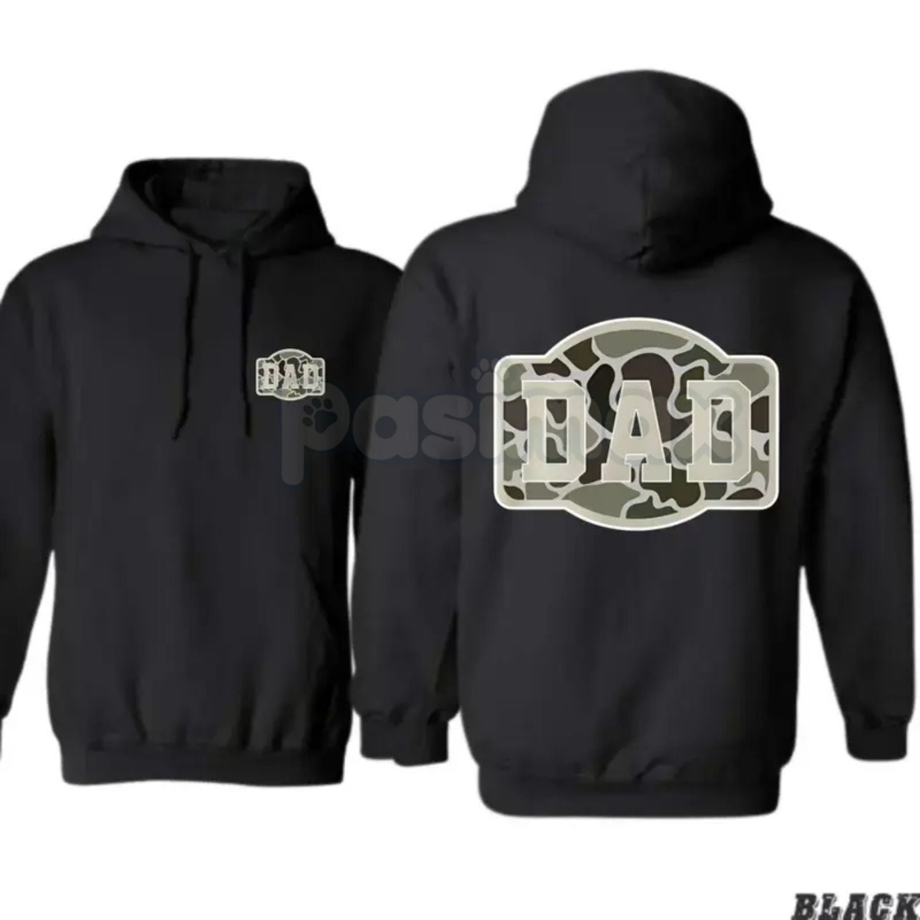 Pasimax Camo DAD Hoodie – Military-Inspired Bold Design Pullover, Proud Father & Veteran Apparel, Unisex — lifestyle context