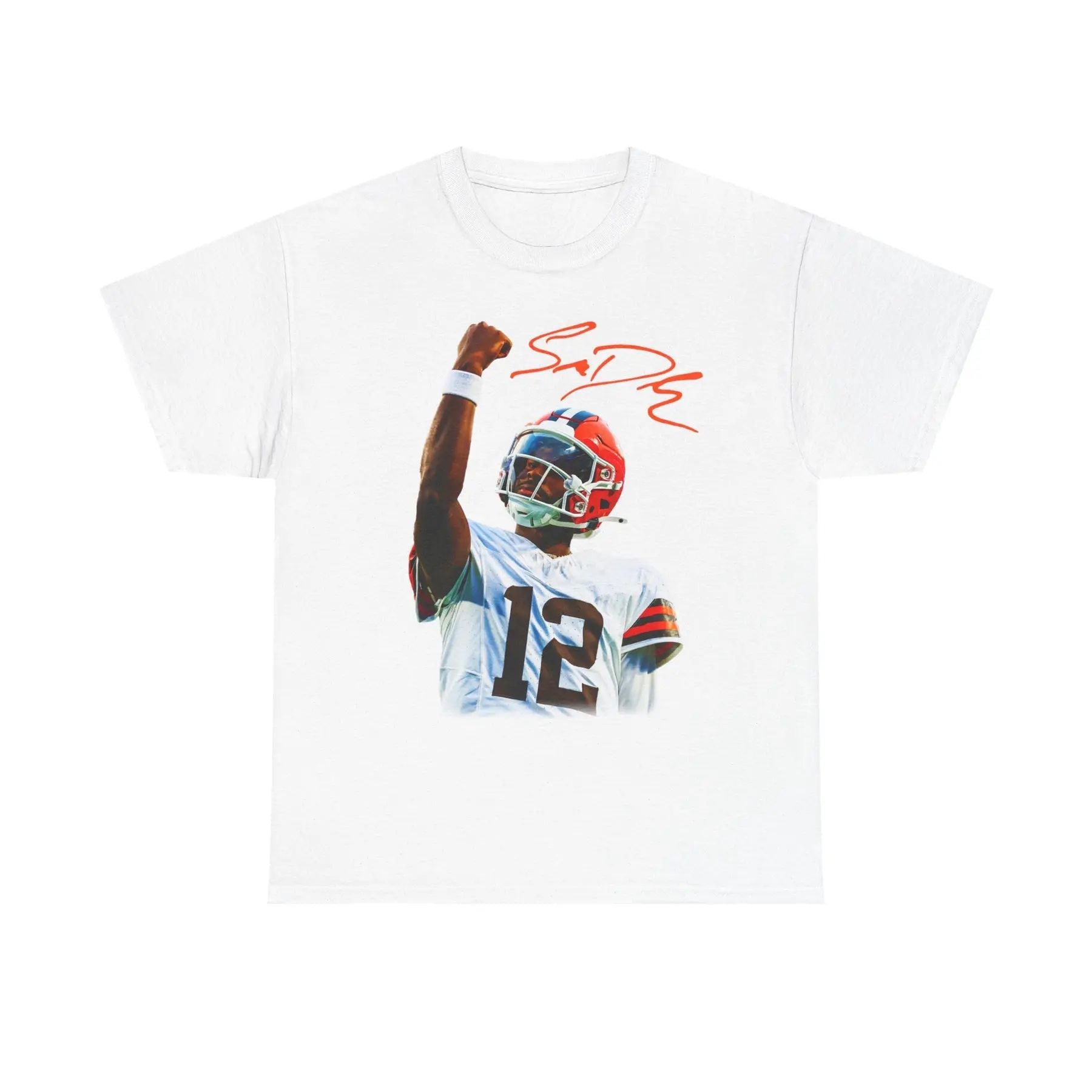 Pasimax Shedeur Sanders 'Celly' T-Shirt — detail close-up