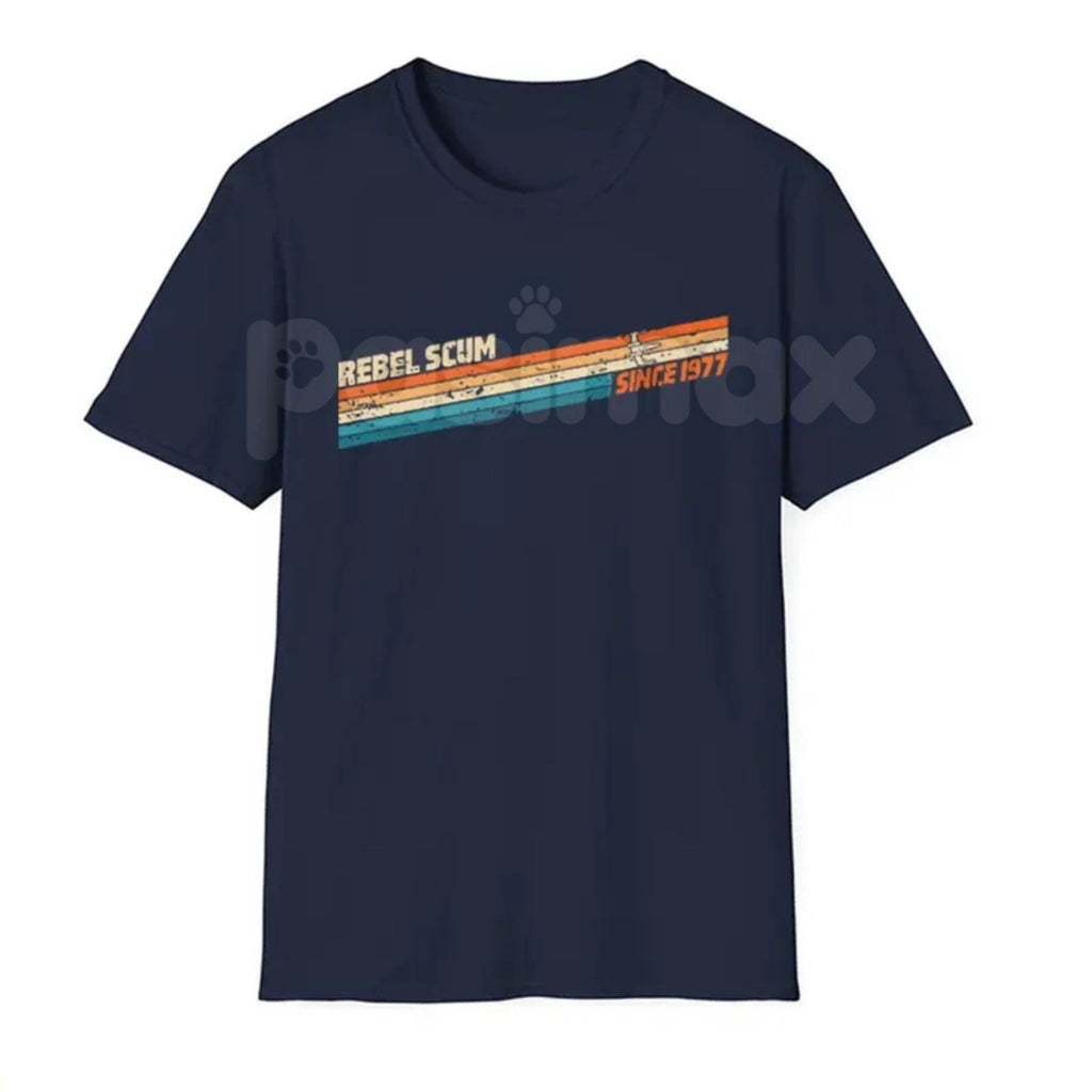 Pasimax Timeless Retro-Inspired Unisex T-Shirt - Vintage Aesthetic Graphic Tee, Classic 70s 80s Style Shirt, Old School Minim
