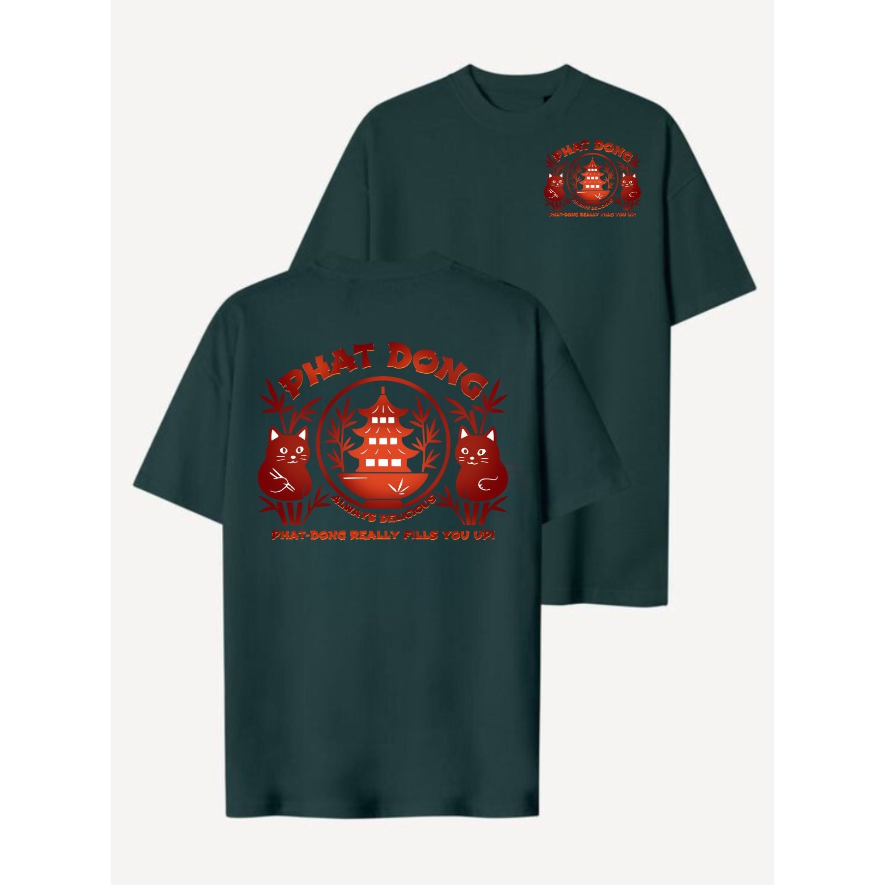 Pasimax "Phat-Dong: Always Delicious" T-Shirt — back view
