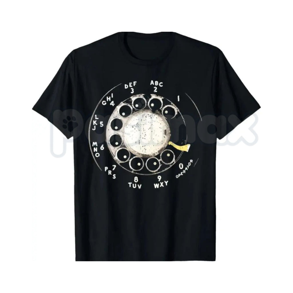 Vintage Rotary Phone Dial Shirt – Retro Analog Technology Hoodie & 100% Cotton Nostalgic Sweatshirt
