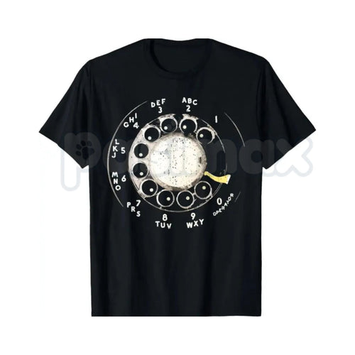 Vintage Rotary Phone Dial Shirt – Retro Analog Technology Hoodie & 100% Cotton Nostalgic Sweatshirt