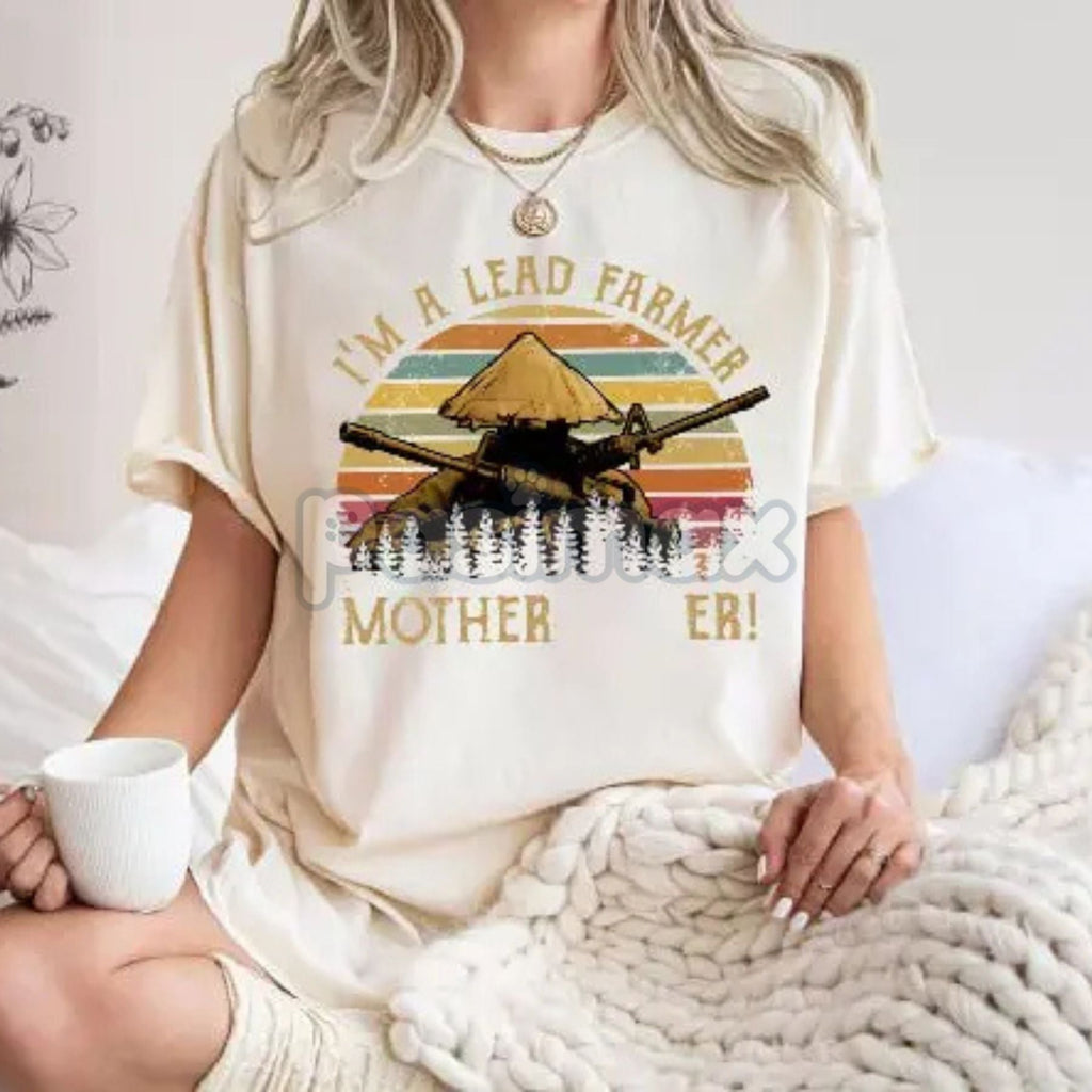 Pasimax "I'm A Lead Farmer" Vintage T-Shirt — lifestyle context