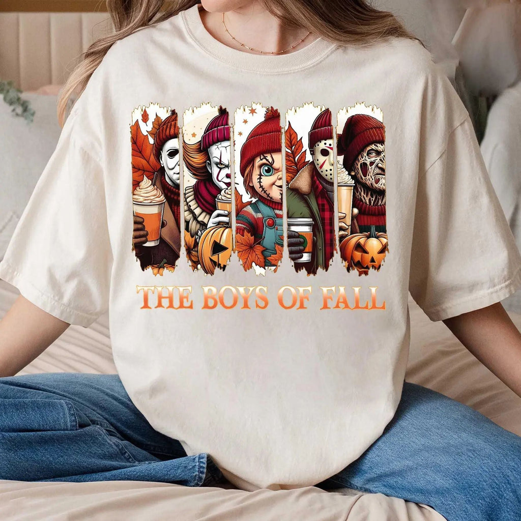 Pasimax 'The Boys Of Fall' Horror Shirt — detail close-up