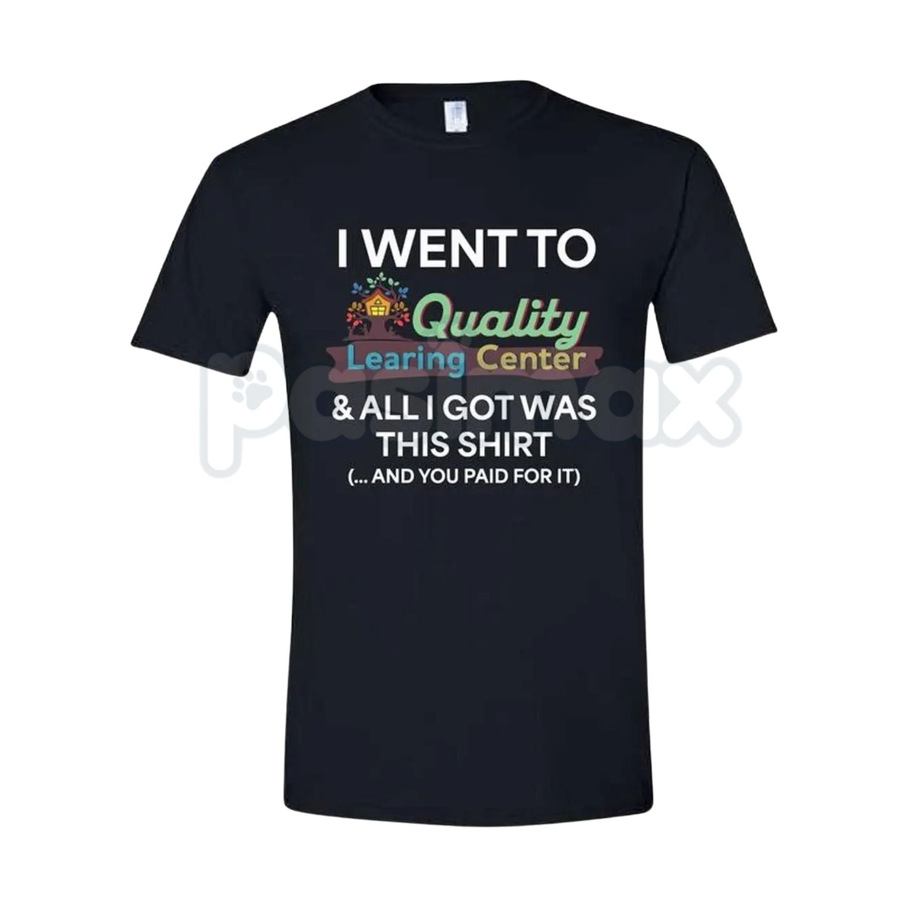 Pasimax Learning Center Comfy and Quality T-Shirt - Vintage 90s Daycare Aesthetic Tee, Retro Educational Parody Shirt, Nostal