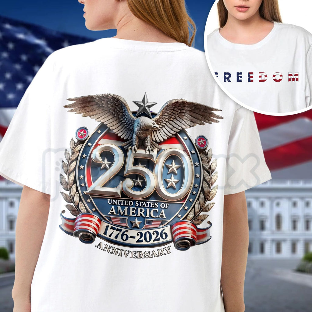 Official Freedom 250th Anniversary T-Shirt – USA 250 Years Independence 1776–2026 Graphic Tee