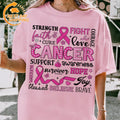 Pasimax "In October We Wear Pink" Horror T-Shirt — detail close-up
