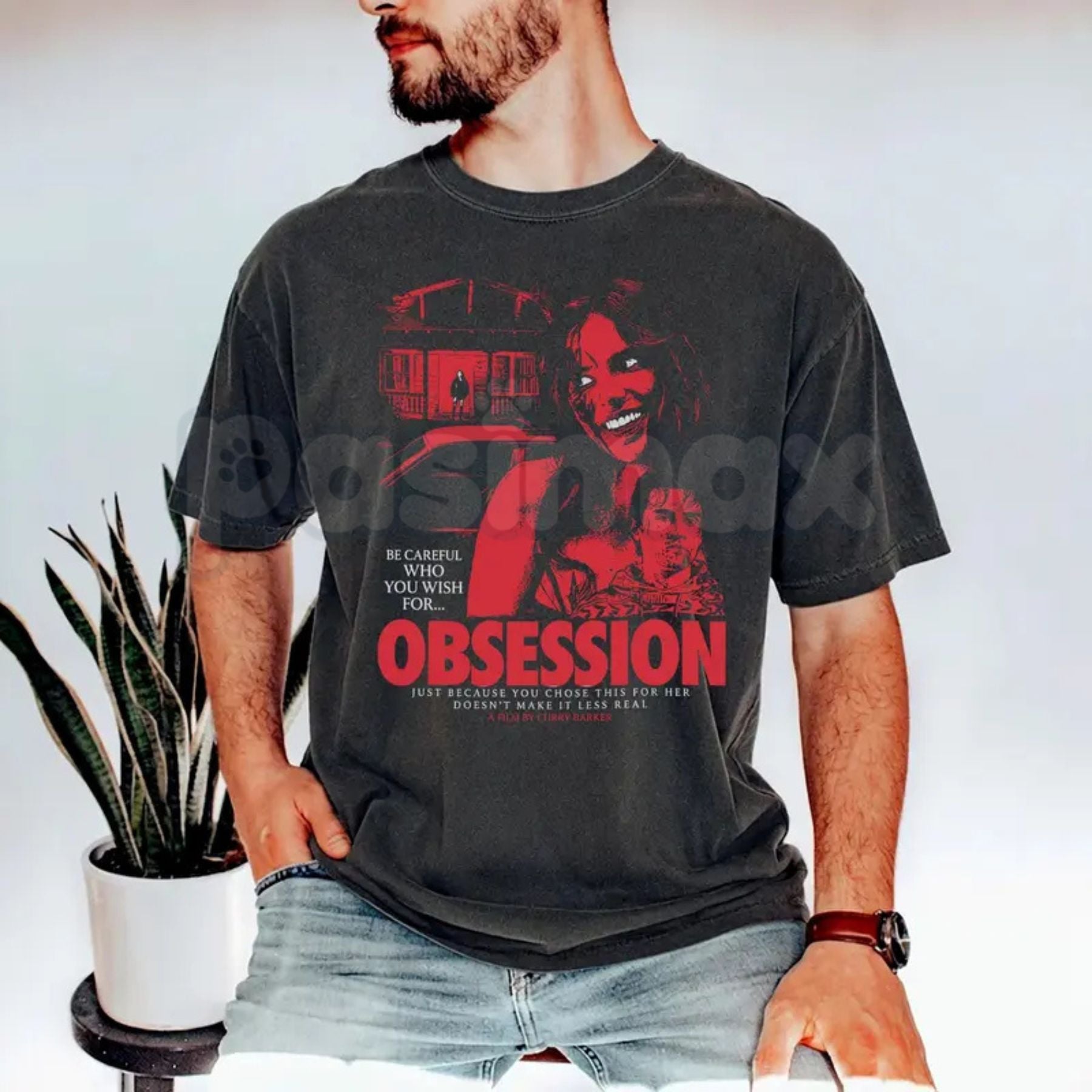 Comfort Colors® One Wish Willow Horror Film Shirt – Vintage Obsession Graphic Unisex Tee, Distressed Retro Cinema Top, Scary Movie Fan Gift