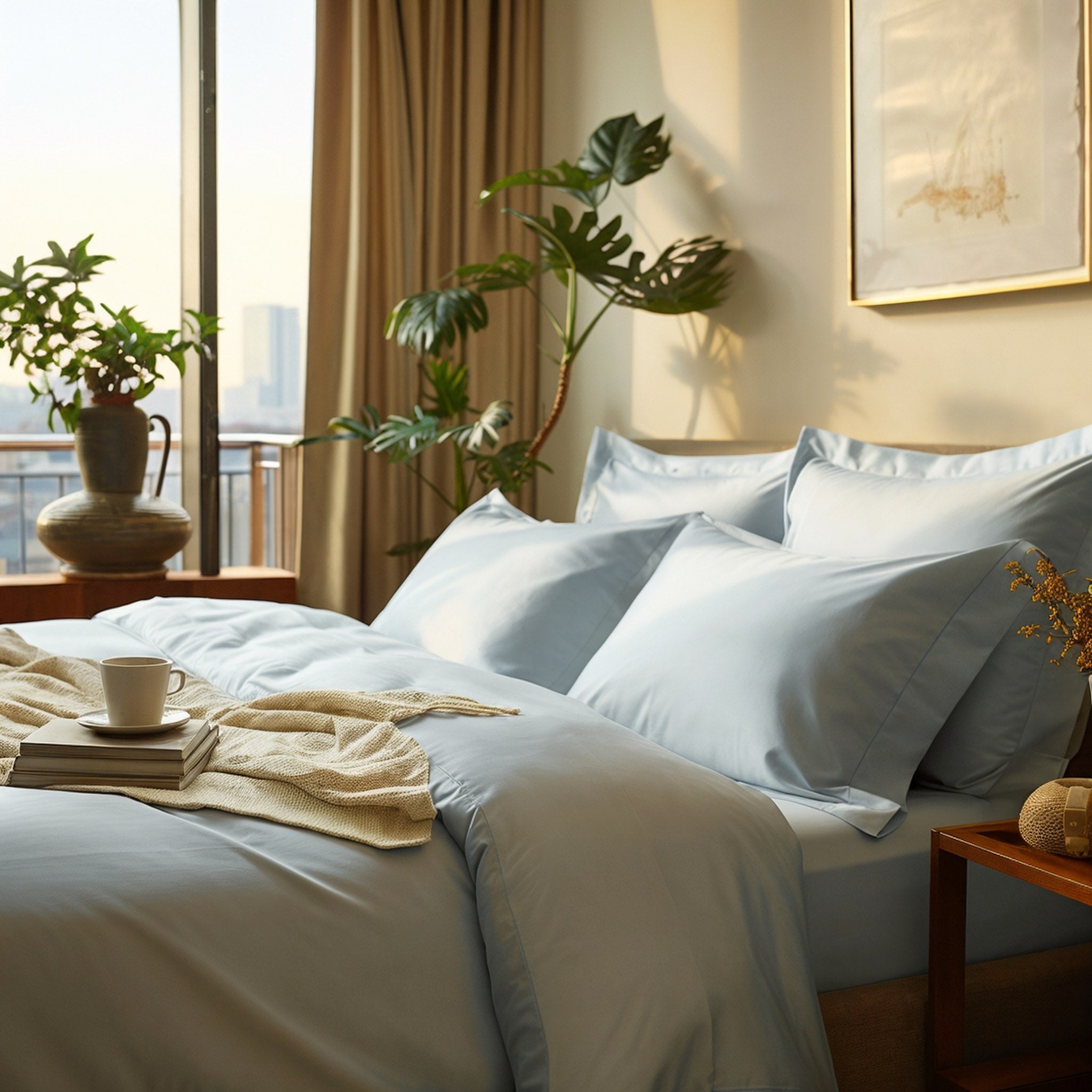 Italic Luxe Australian Sateen Duvet Cover — detail shot 13