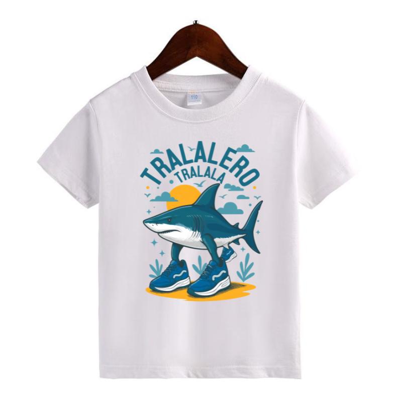 Pasimax Italian Meme Character T-Shirt for Kids — lifestyle context