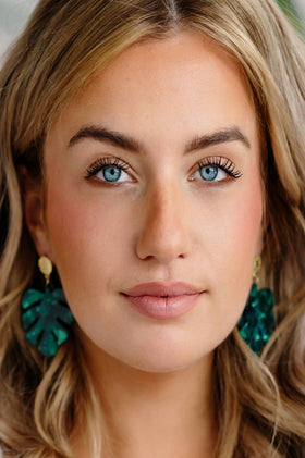 Pretty Little Patriot West Palm green earrings