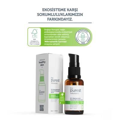 The Purest Solutions Vitamin B Complex Serum - Nourishing Skincare for Healthy, Youthful Skin - Hypoallergenic, Paraben-Free, 1.01 fl oz
