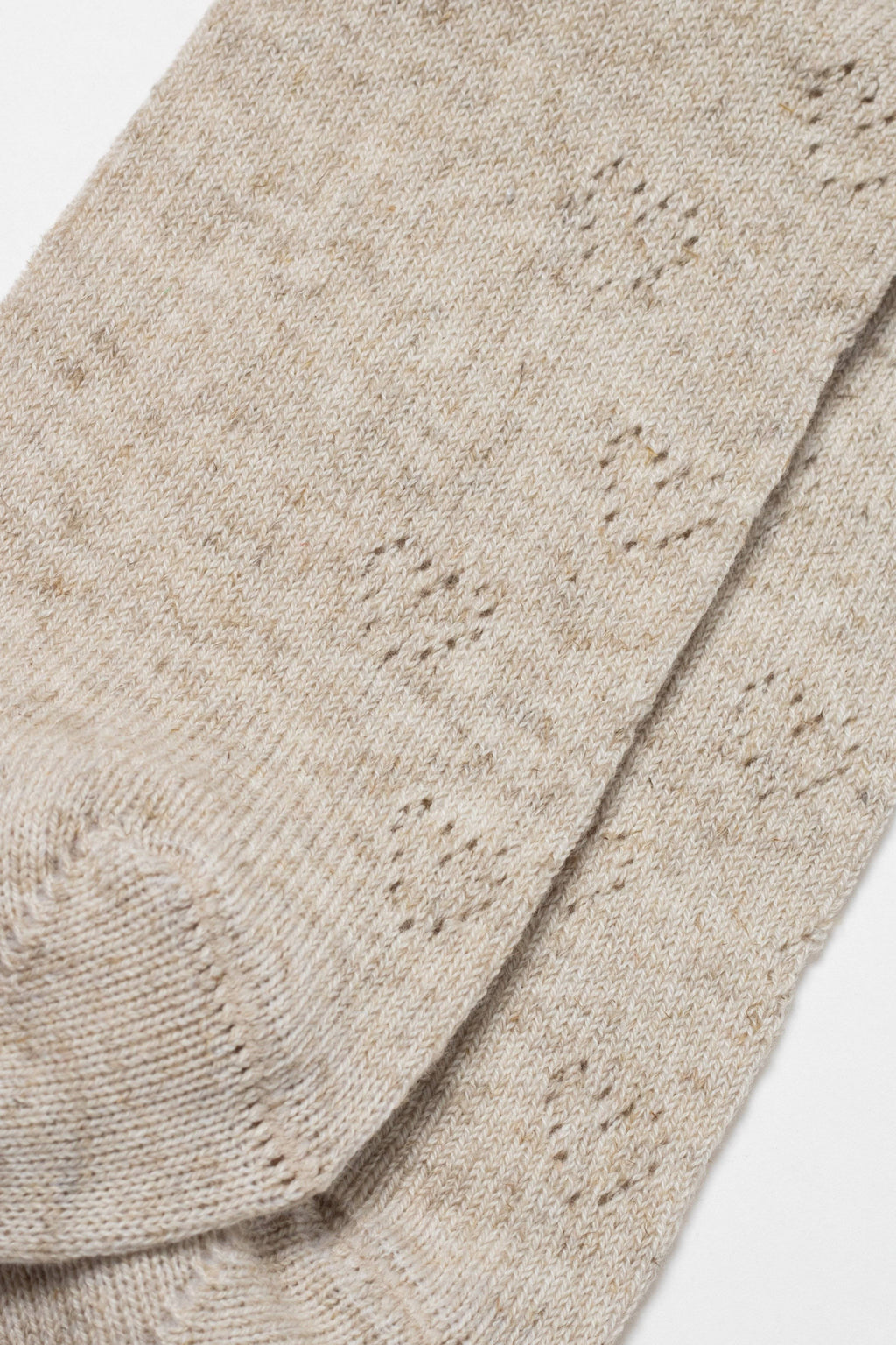 TheRanok.com Cotton Linen Socks Conte Classic 542 - Hearts Pattern — in-use photo