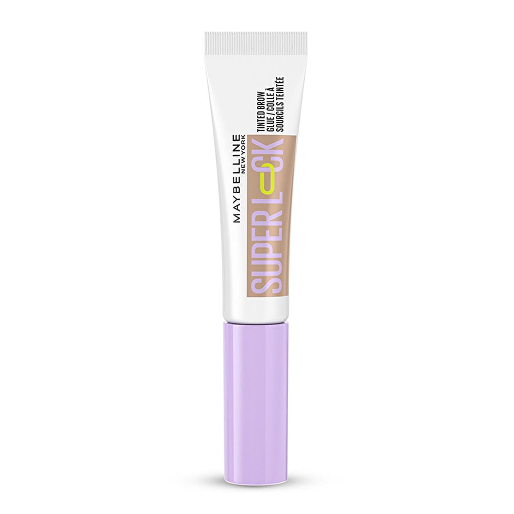 Maybelline Super Lock Brow Glue - Taupe Eyebrow Mascara: 24H Laminated Brow Look, Non-Sticky Formula, Sweat-Resistant Definition
