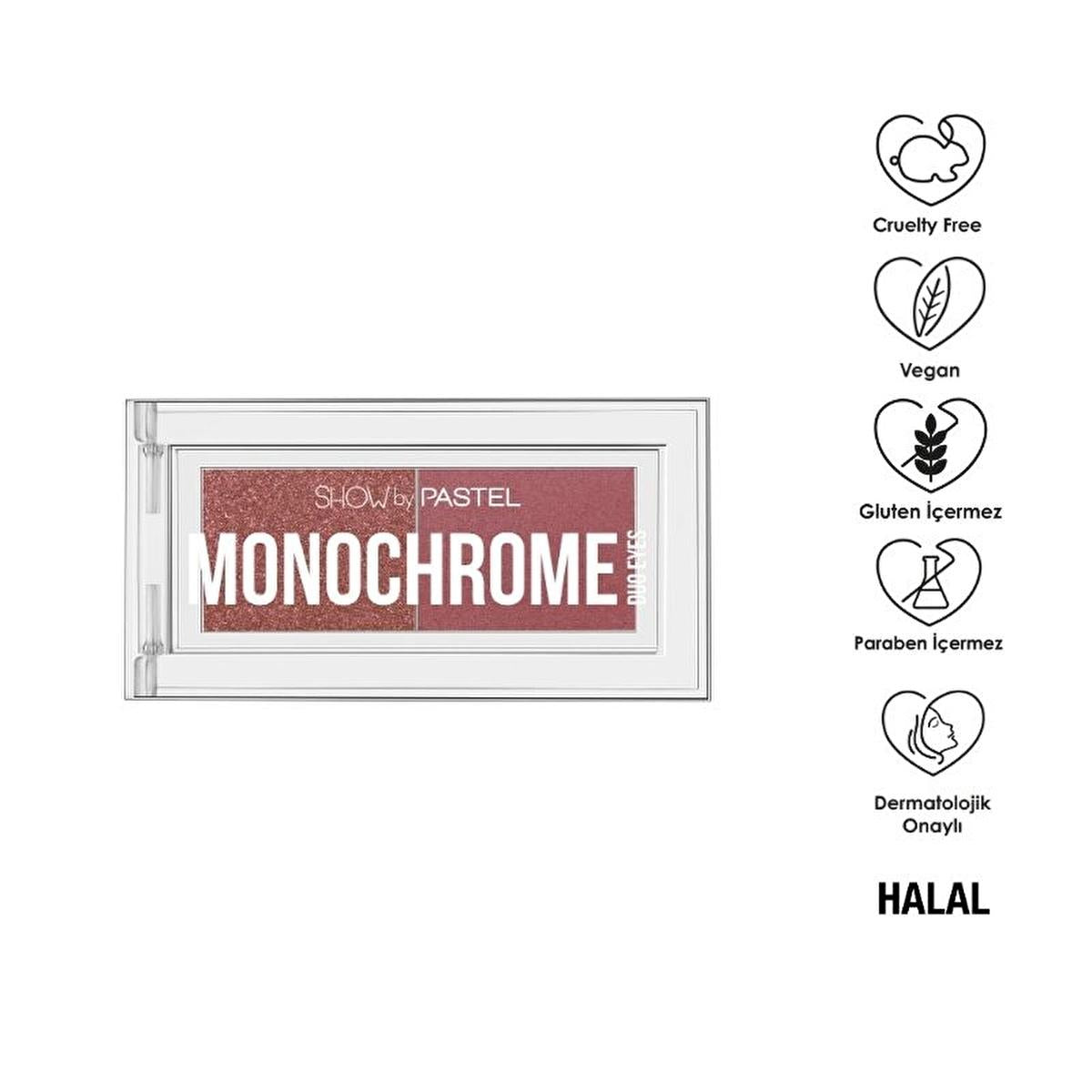 Show by Pastel Monochrome Duo Eyeshadow Palette 29 It’s Cherry - Cruelty-Free Eyeshadow Palette with 12 Versatile Shades