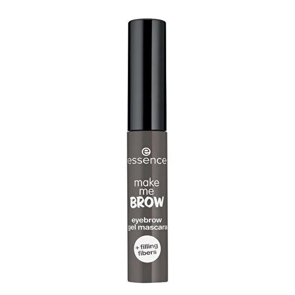 Essence Make Me Brow Eyebrow Mascara Gel - Tinted Brow Gel for Fuller, Shaped Brows - Fiber-Enriched Eyebrow Filler
