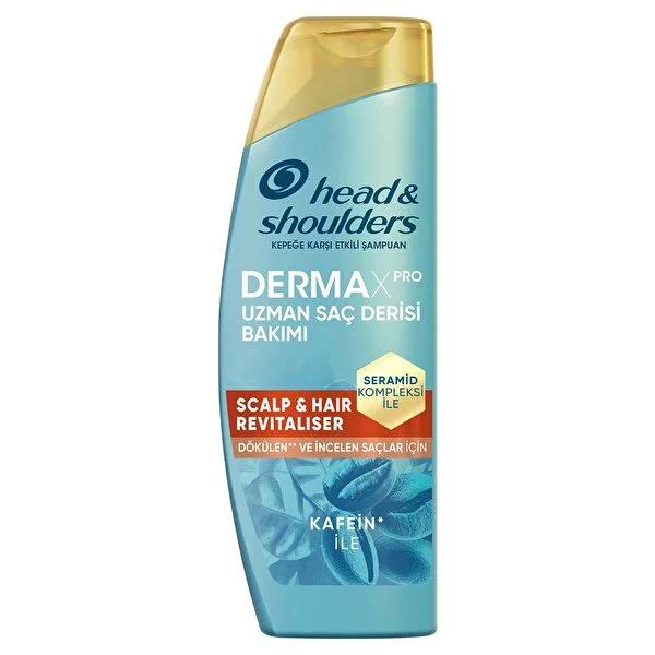 Head & Shoulders DermaXPro Anti-Dandruff & Hair Loss Shampoo: Revitalize Scalp with Caffeine & Ceramide for Thicker, Healthier Hair