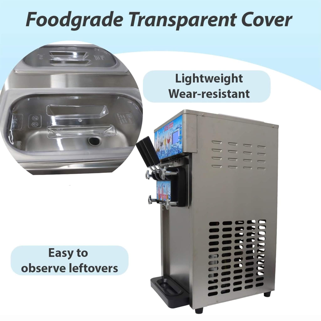 3-Flavor 9L Commercial 1200W Countertop Soft Serve Machine (SAK51986) – SAKSBY WHOLESALE, view 6