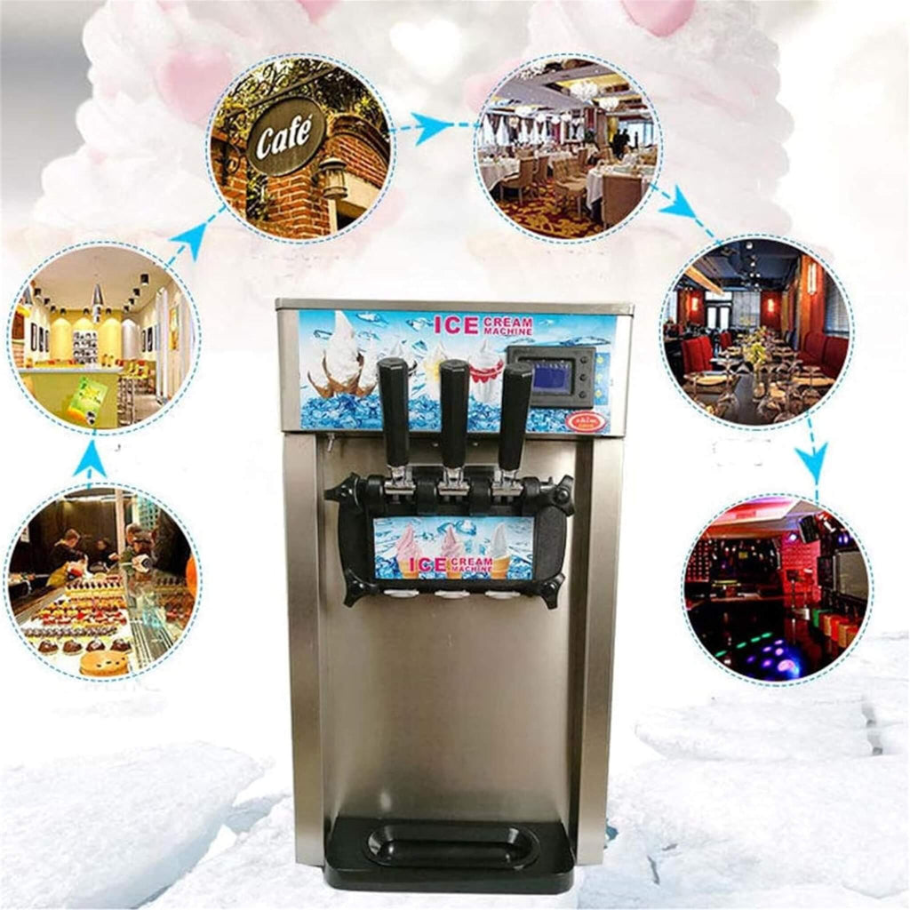 3-Flavor 9L Commercial 1200W Countertop Soft Serve Machine (SAK51986) – SAKSBY WHOLESALE, view 5