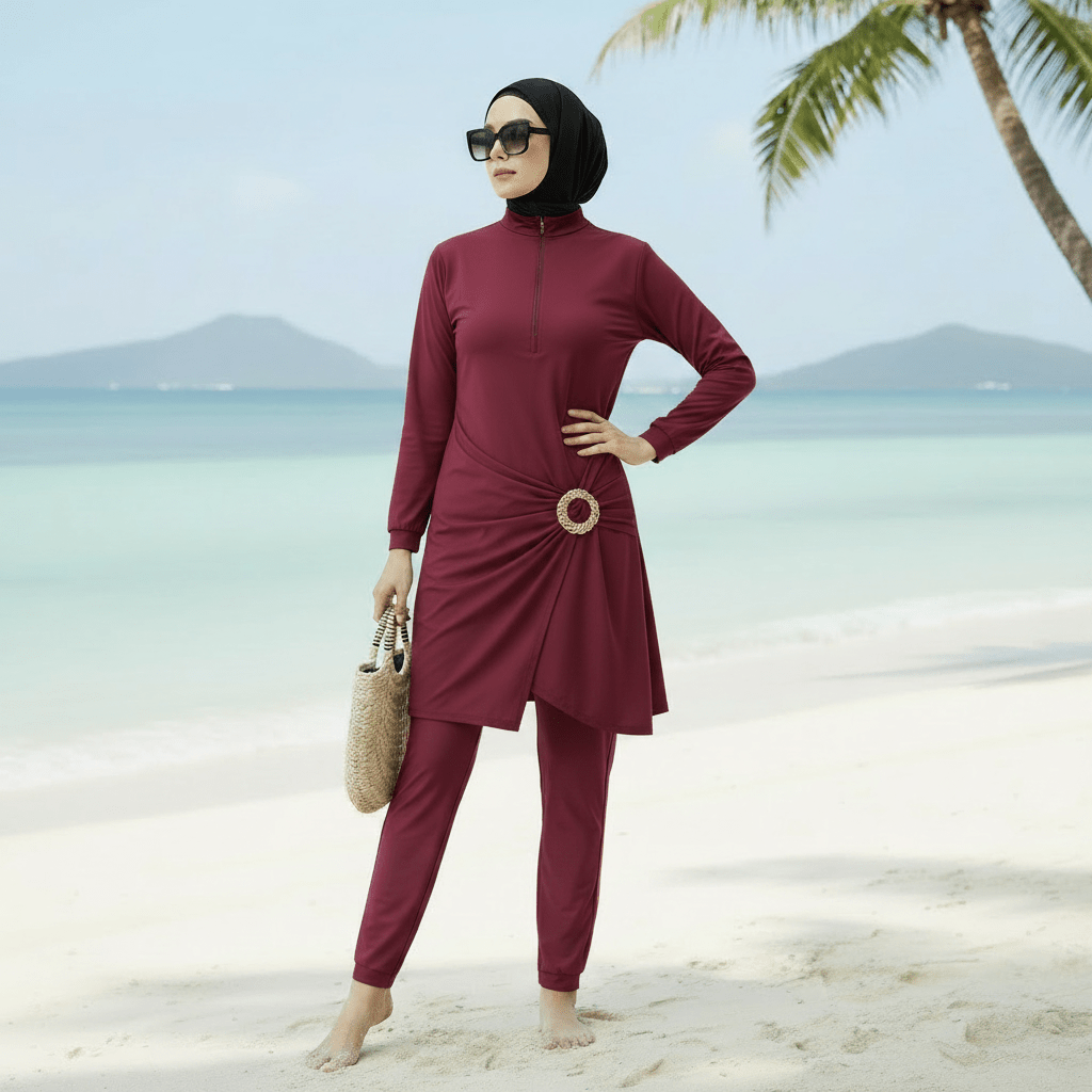 3-Piece Modest Burkini Set(MB024) by Mariam's Collection