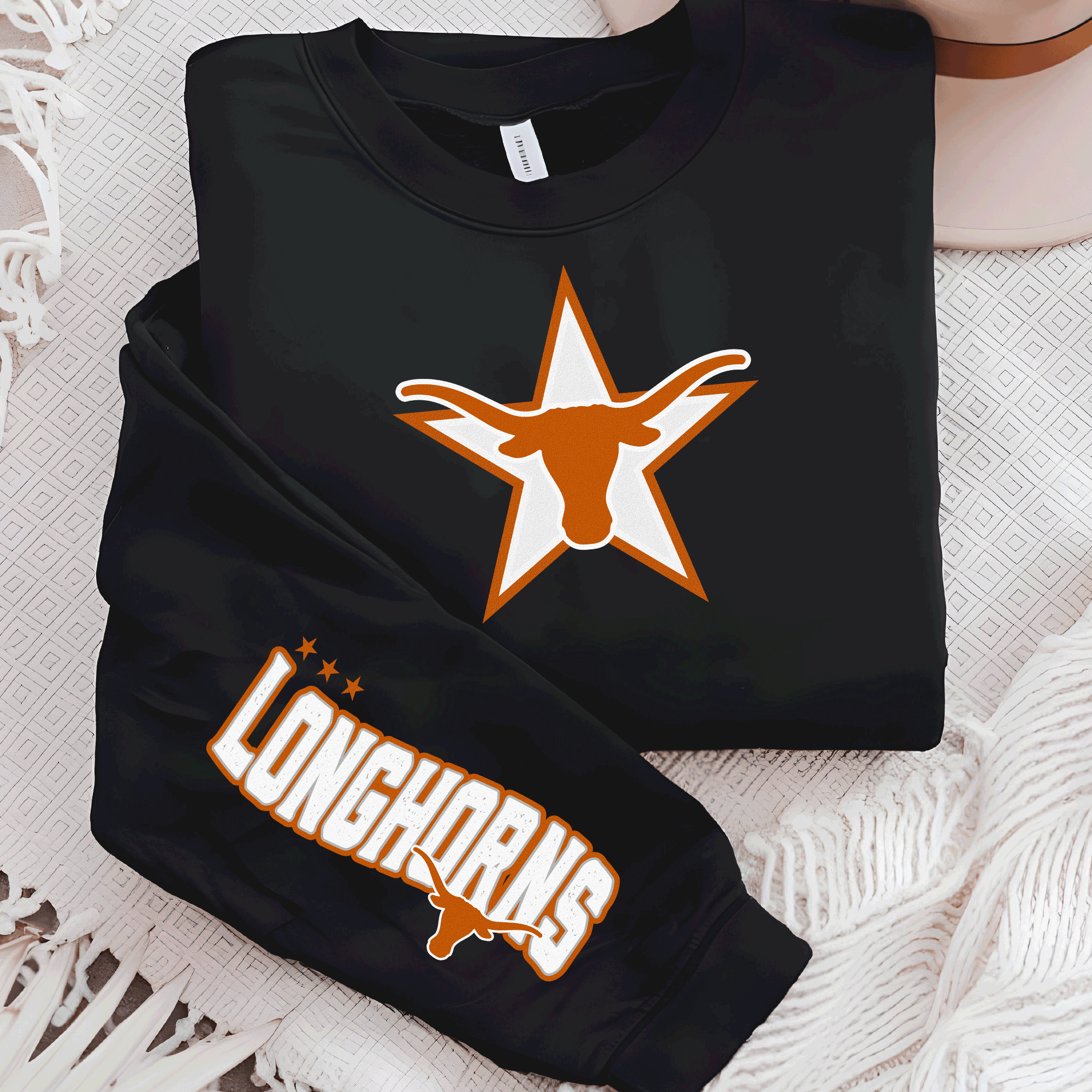 A Blessed Texas Mess Boutique University of Texas Football Shirts, Longhorns Football sweatshirts, SEC… — main product shot