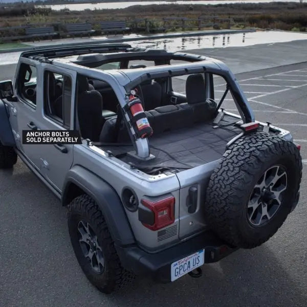 GPCA Jeep Wrangler JL 4DR Cargo Cover PRO (2018+) — lifestyle context