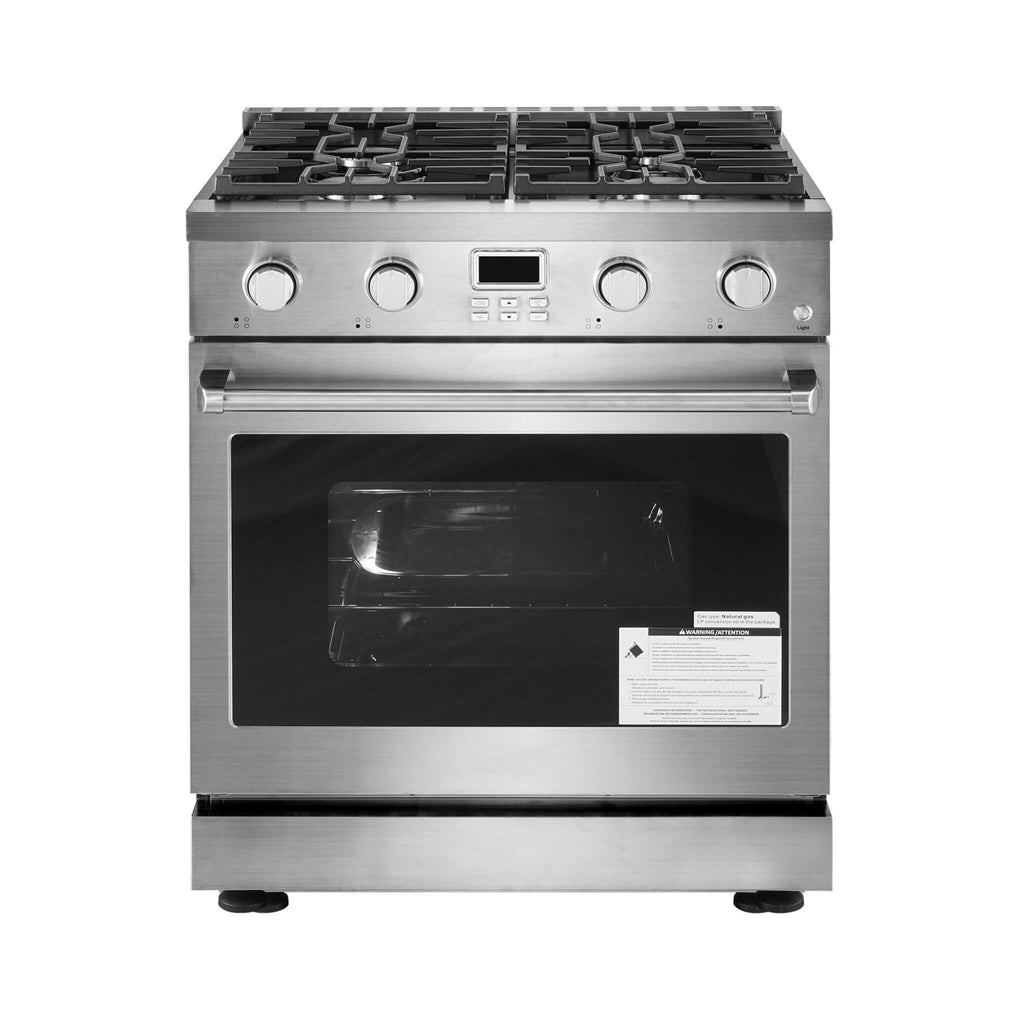 30-Inch Stainless Steel Convection Gas Range Oven With 4-Sealed Burners (SAK25187) – SAKSBY WHOLESALE, view 5