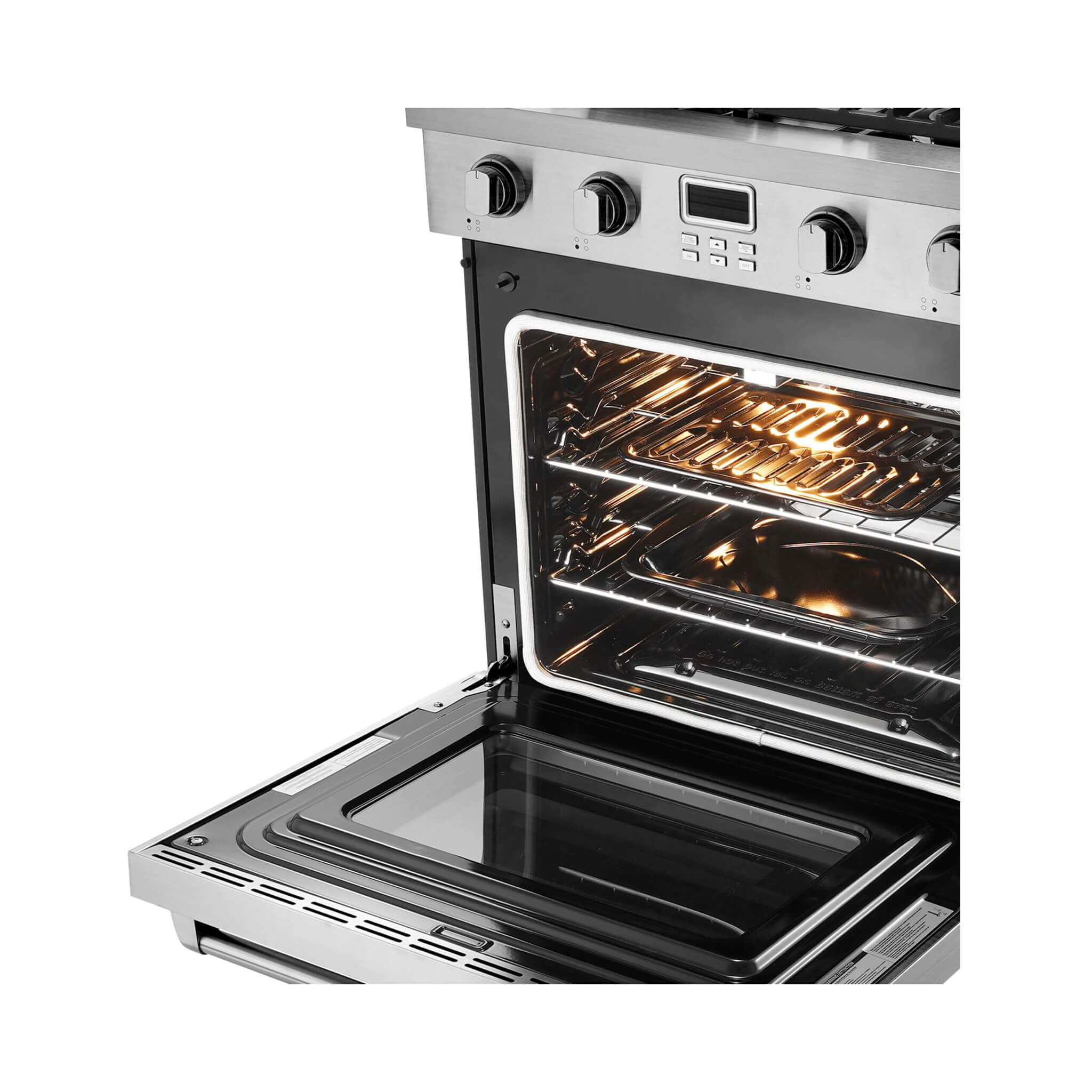 30-Inch Stainless Steel Convection Gas Range Oven With 4-Sealed Burners (SAK25187) – SAKSBY WHOLESALE, view 11