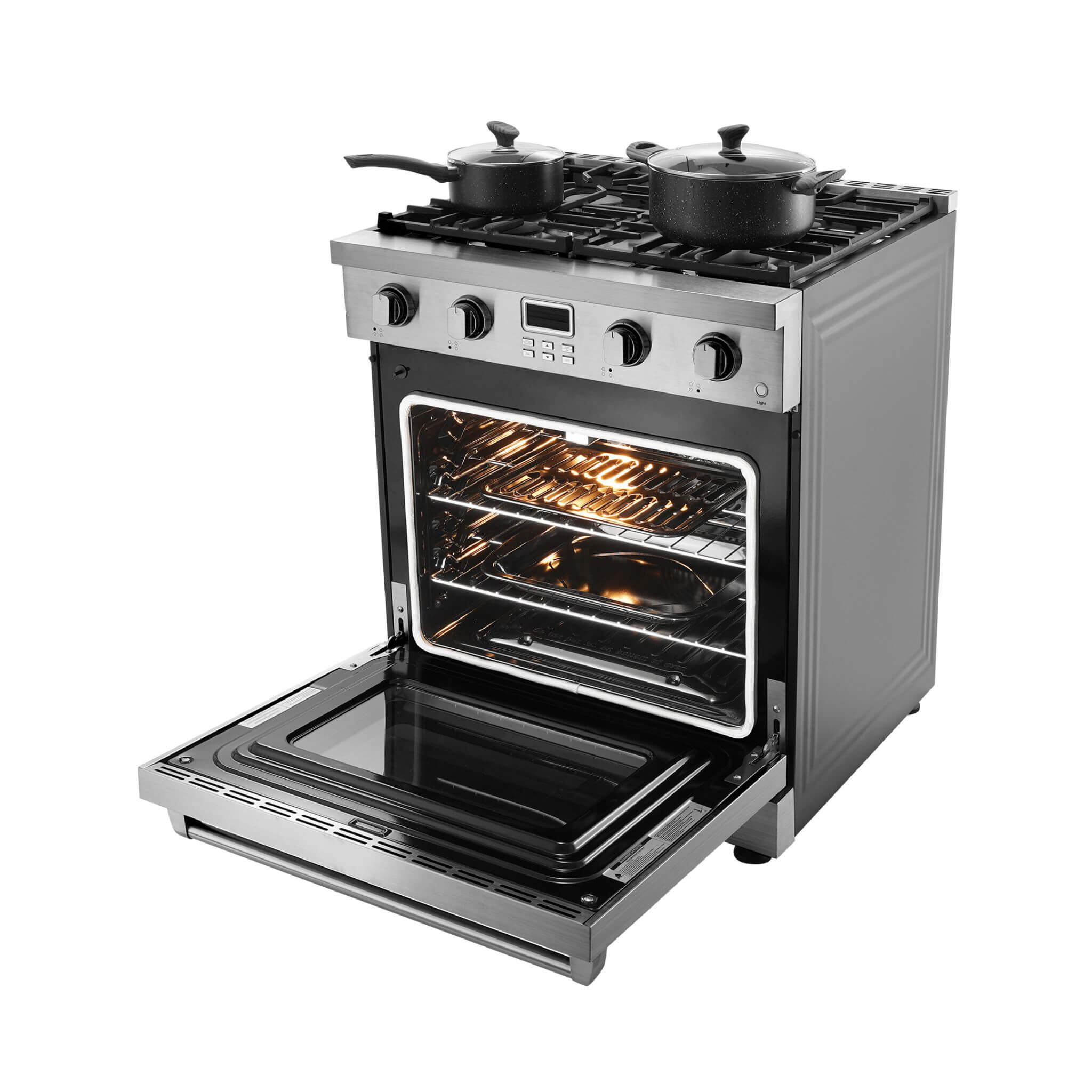 30-Inch Stainless Steel Convection Gas Range Oven With 4-Sealed Burners (SAK25187) – SAKSBY WHOLESALE, view 9