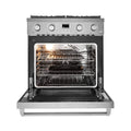 30-Inch Stainless Steel Convection Gas Range Oven With 4-Sealed Burners (SAK25187) – SAKSBY WHOLESALE