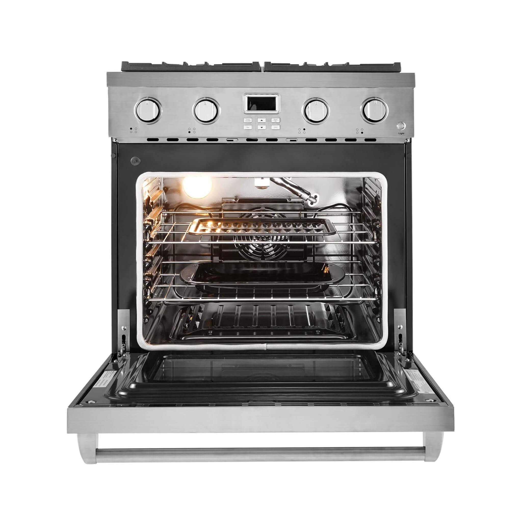 30-Inch Stainless Steel Convection Gas Range Oven With 4-Sealed Burners (SAK25187) – SAKSBY WHOLESALE