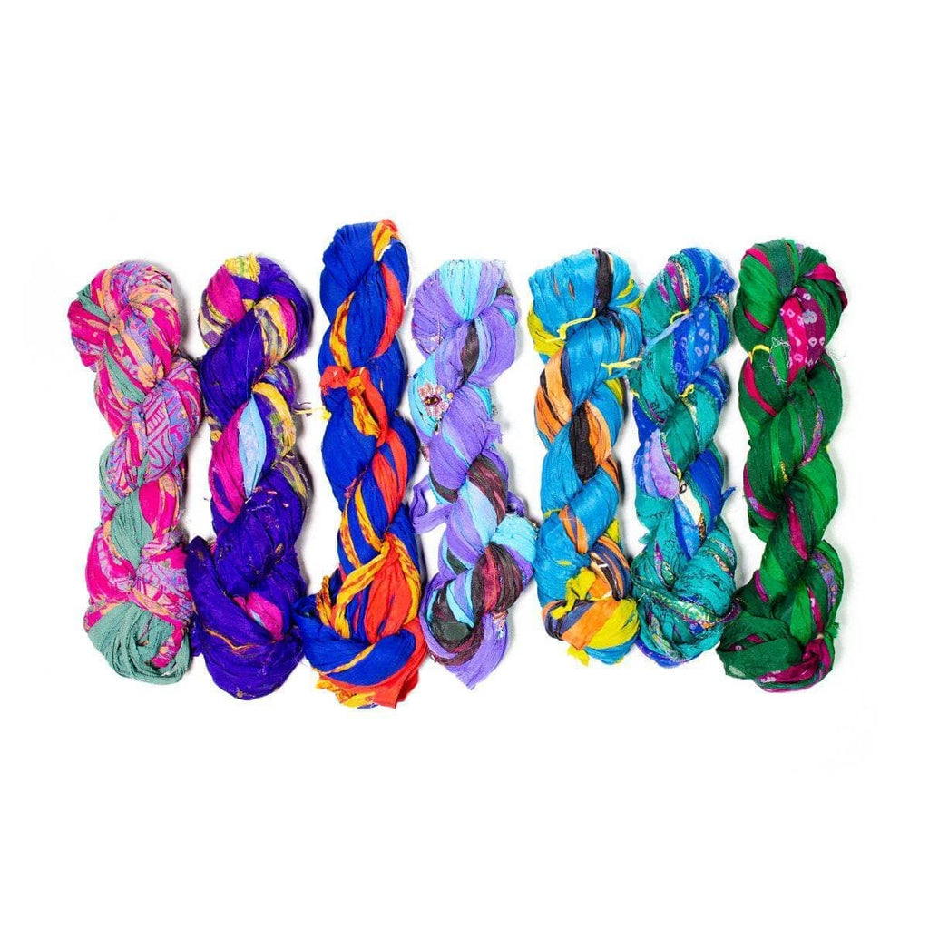 Darn Good Yarn 30 Minute Arm Knit Scarf Kit — lifestyle worn / used context