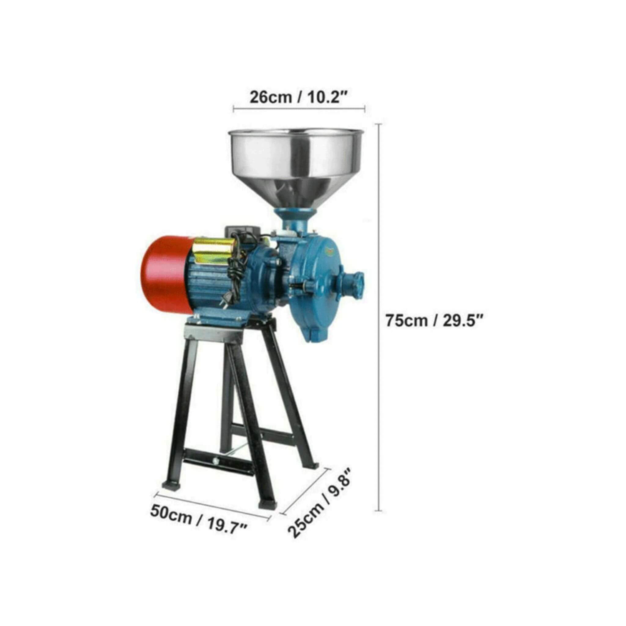 3000W Commercial Electric Dry Corn Wheat Grain Mill Grinder (SAK91135) – SAKSBY WHOLESALE, view 9