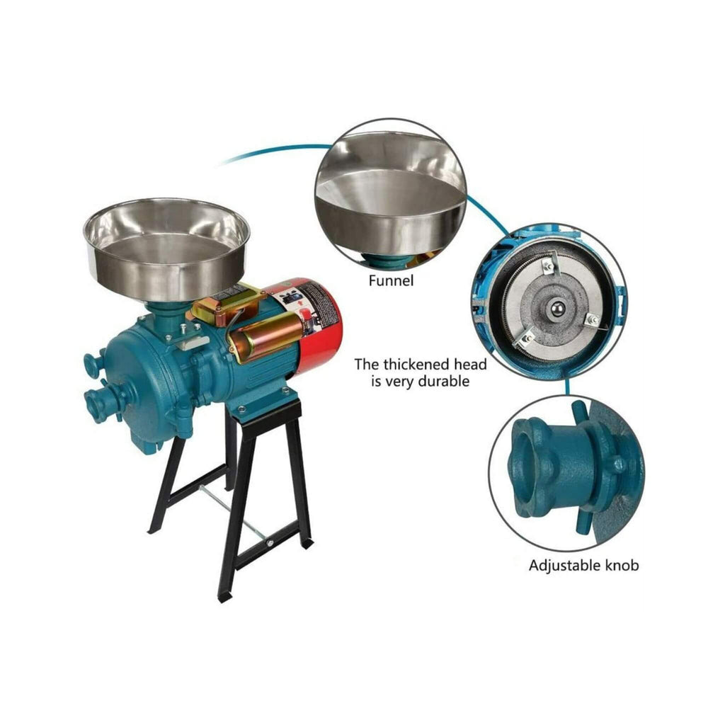 3000W Commercial Electric Dry Corn Wheat Grain Mill Grinder (SAK91135) – SAKSBY WHOLESALE, view 4