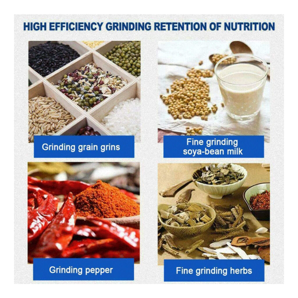 3000W Commercial Electric Dry Corn Wheat Grain Mill Grinder (SAK91135) – SAKSBY WHOLESALE, view 5