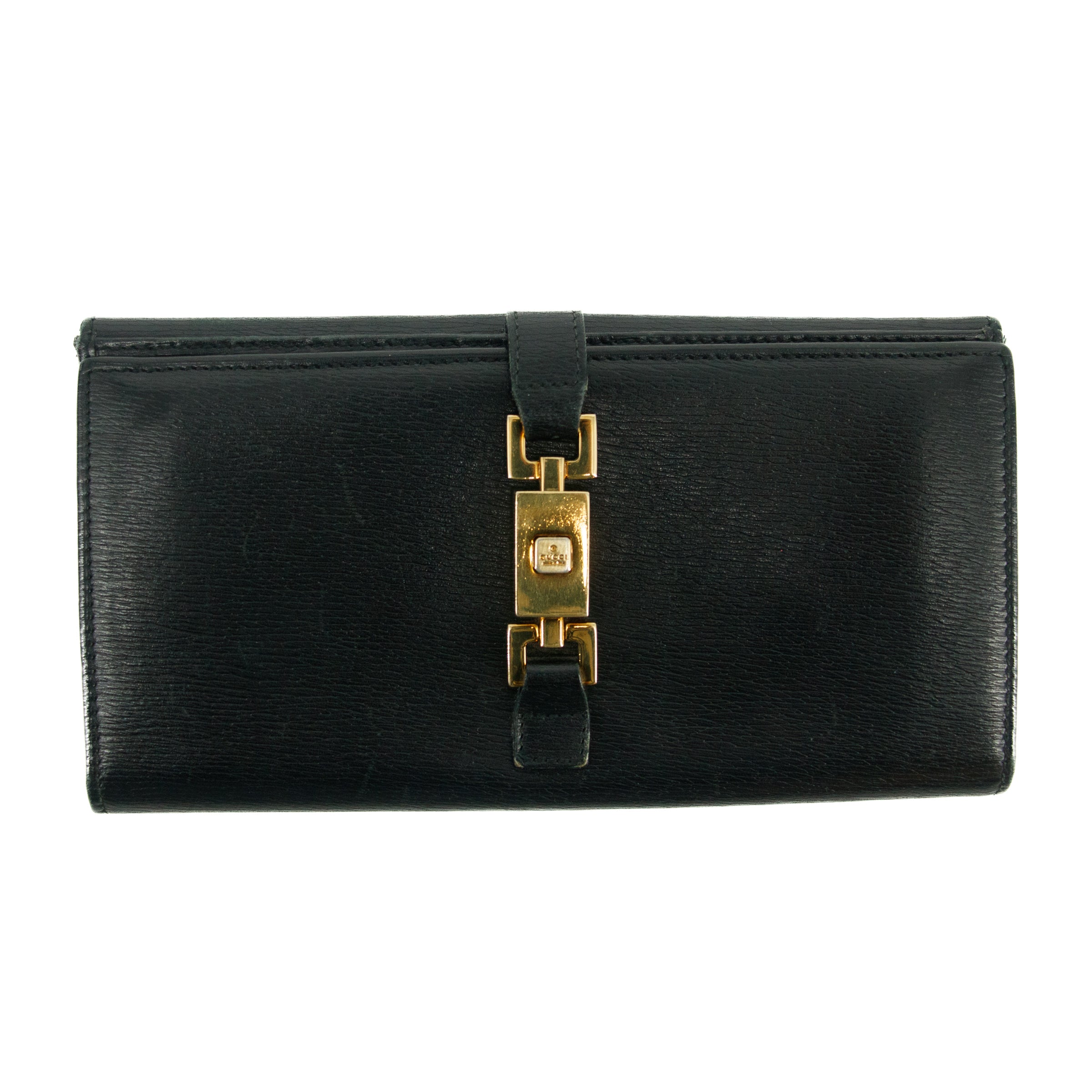 Bolt Boutique Gucci Black Long Jackie Wallet #3077 — main product shot