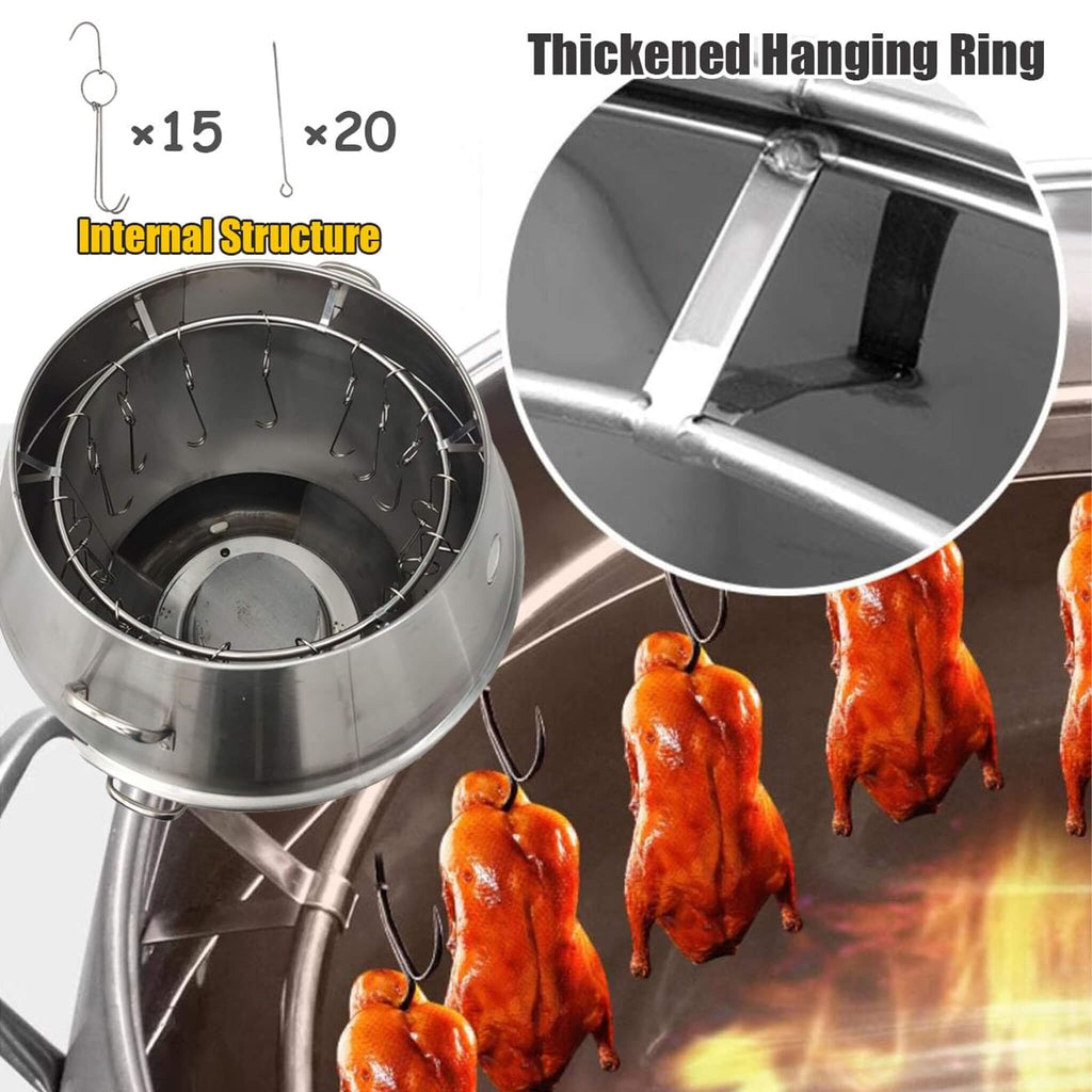 31-Inch Stainless Steel Commercial LPG Roaster Grill Oven For Chicken, Duck, And Turkey (SAK63597) – SAKSBY WHOLESALE, view 7
