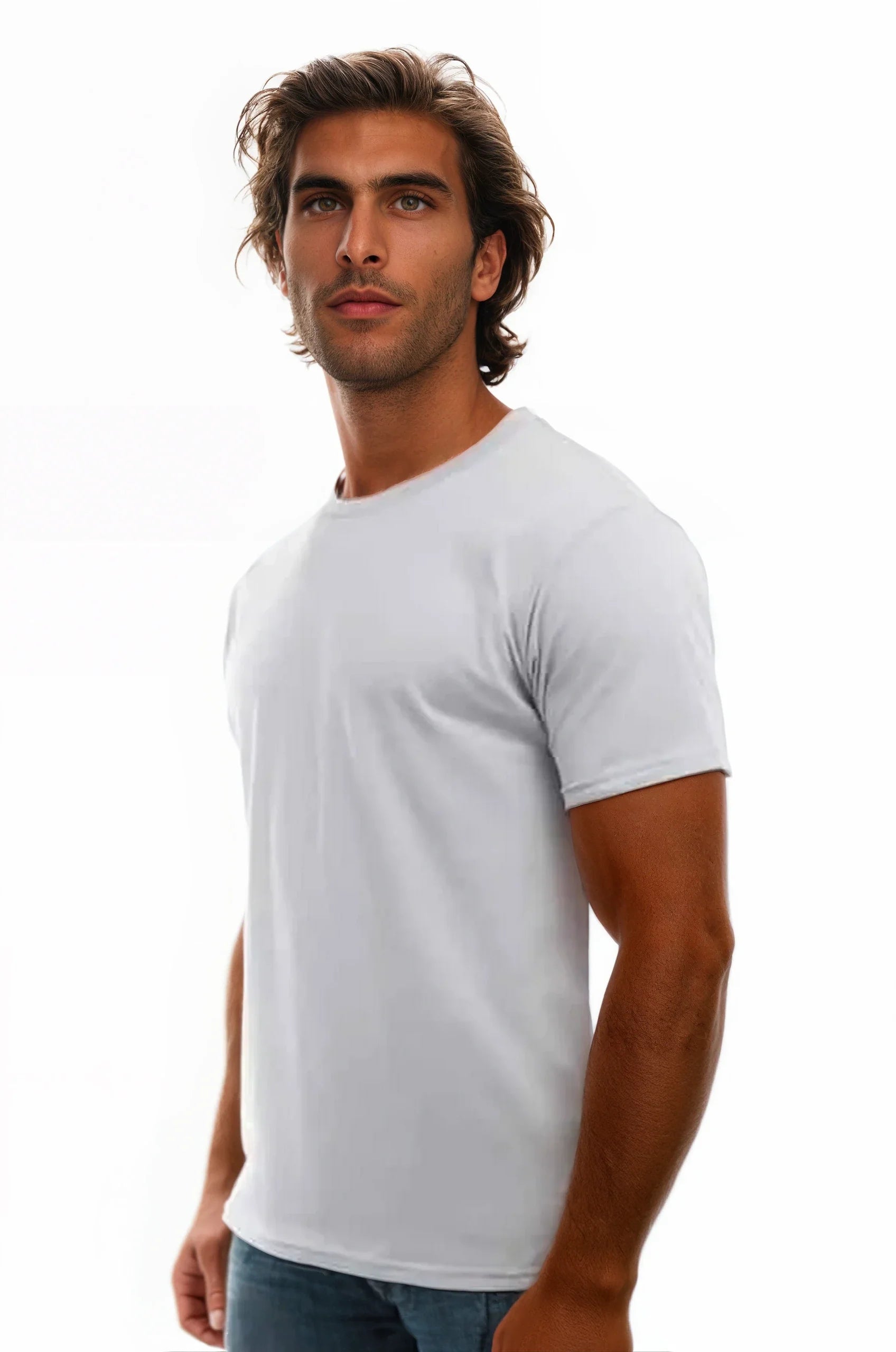 Cotton Perfection Crew 3100 - dark Colors – SpectraUSA, view 14