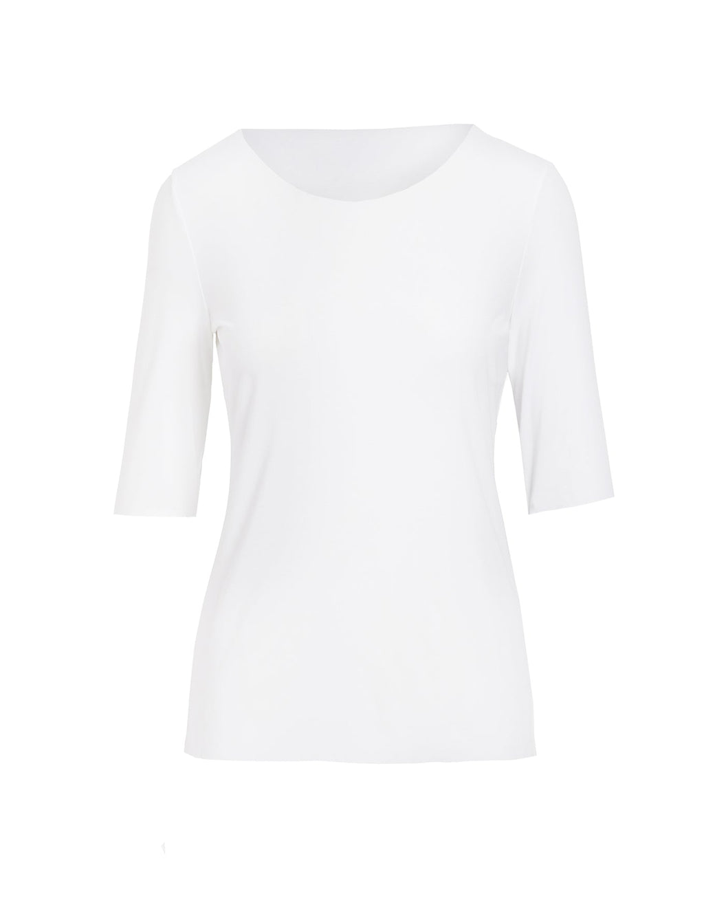 tittimitti EGI Luxury Cotton Underwear Invisible Seamless Clean-Cut Scoop Neck Elbow-Sleeve Top (3104) — lifestyle context