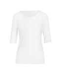 tittimitti EGI Luxury Cotton Underwear Invisible Seamless Clean-Cut Scoop Neck Elbow-Sleeve Top (3104) — lifestyle context