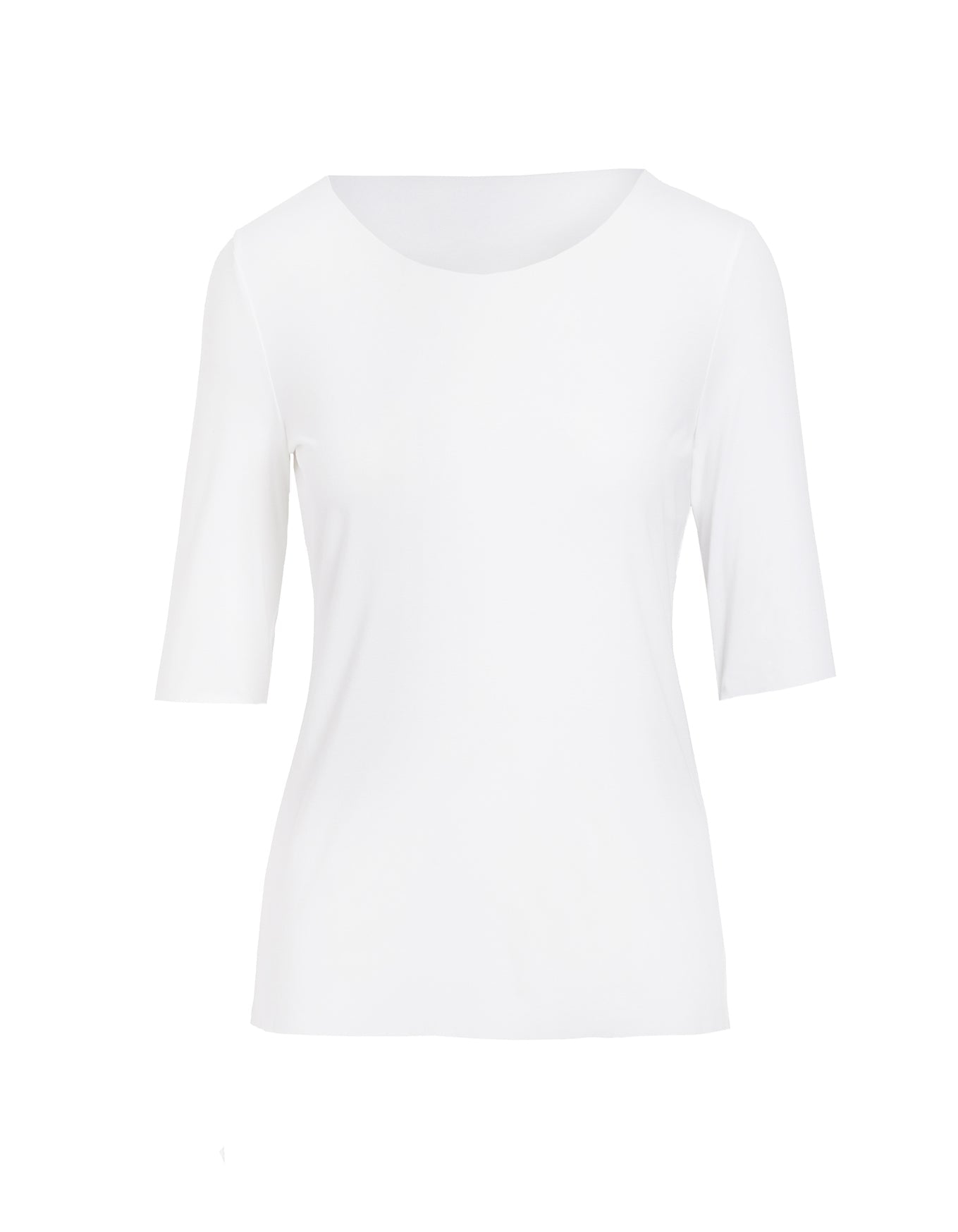 tittimitti EGI Luxury Cotton Underwear Invisible Seamless Clean-Cut Scoop Neck Elbow-Sleeve Top (3104) — lifestyle context