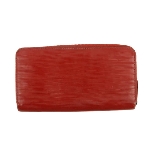 Bolt Boutique Louis Vuitton Red Epi Zippy Long Wallet  #3120 — detail close-up