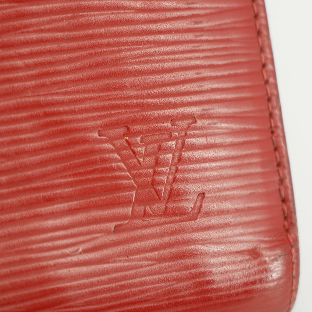 Bolt Boutique Louis Vuitton Red Epi Zippy Long Wallet  #3120 — side view